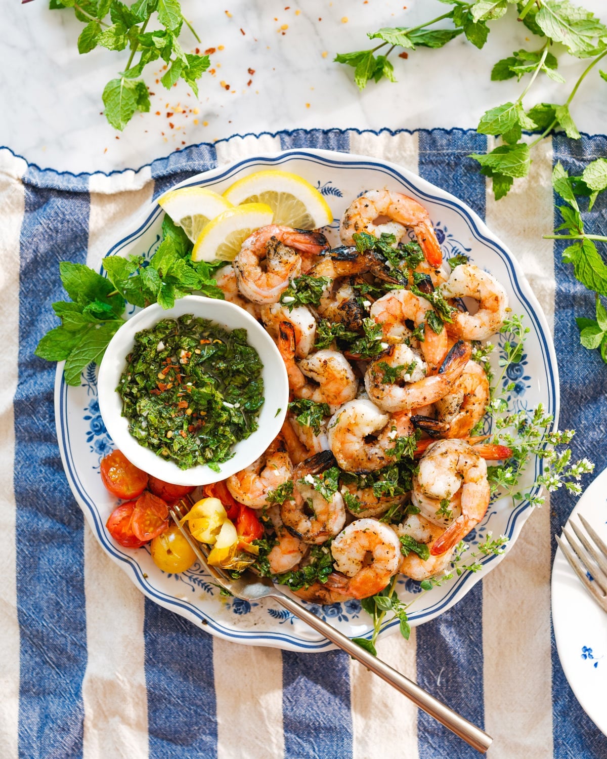 Fresh Chimichurri Shrimp